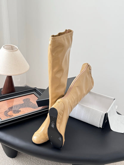C 25K new wedge boots（BLACK/RED/KHAKI/BEIGI）