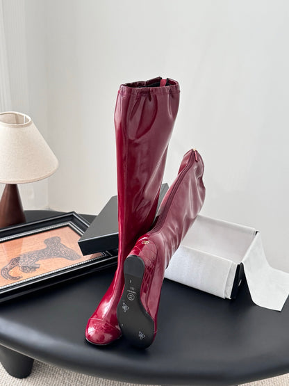 C 25K new wedge boots（BLACK/RED/KHAKI/BEIGI）