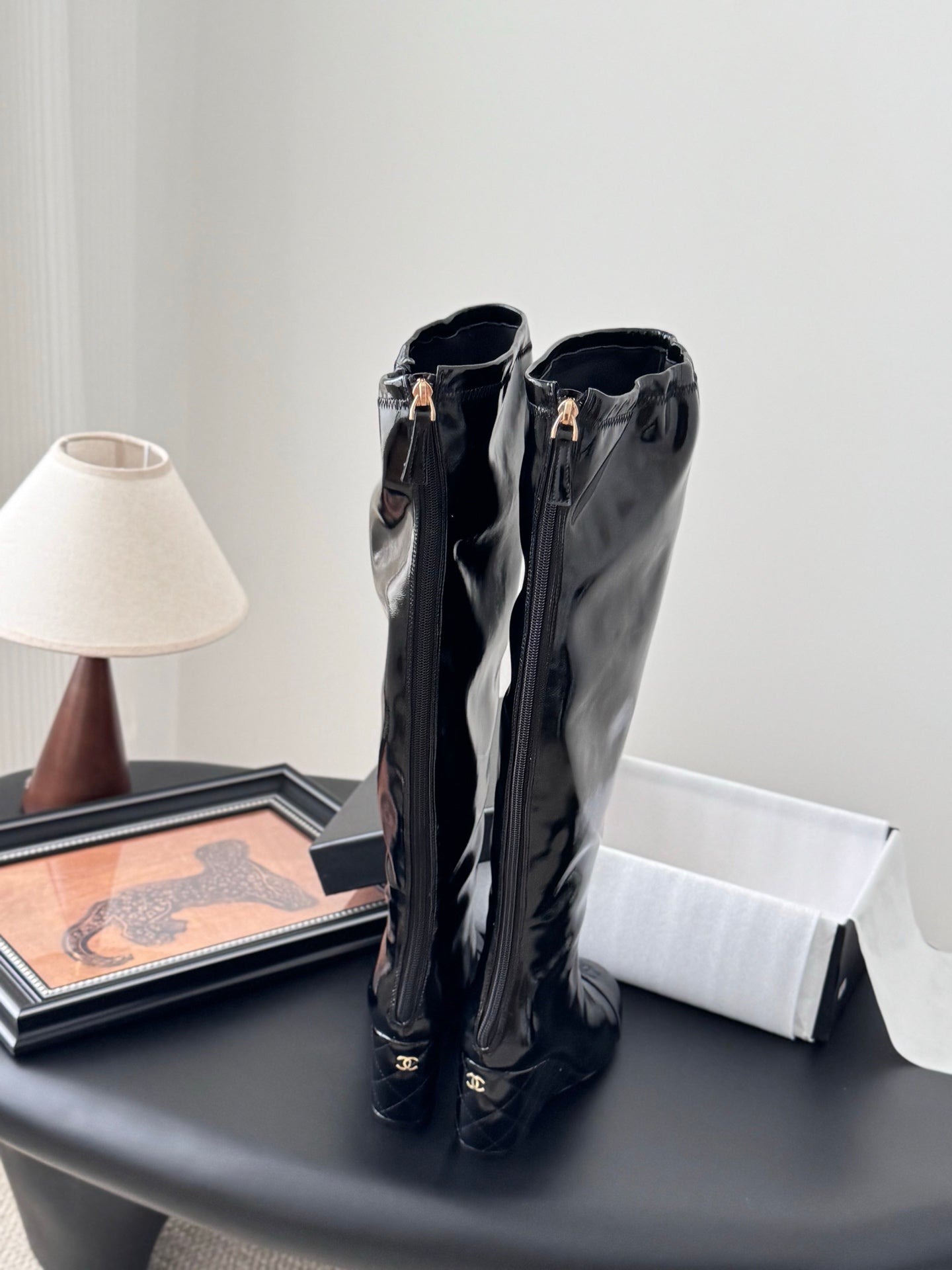 C 25K new wedge boots（BLACK/RED/KHAKI/BEIGI）