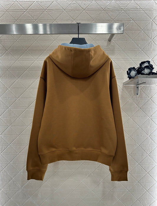 Lo 25 Hooded zipper open top drawstring jacket
