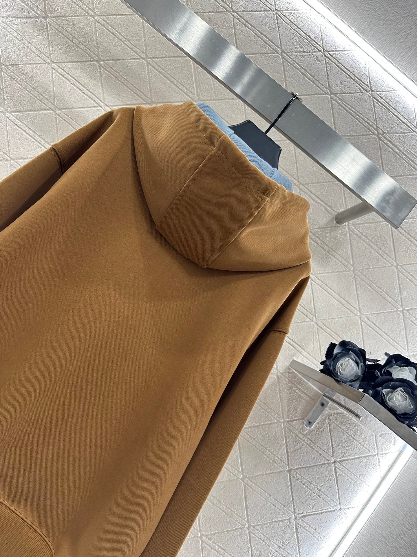 Lo 25 Hooded zipper open top drawstring jacket