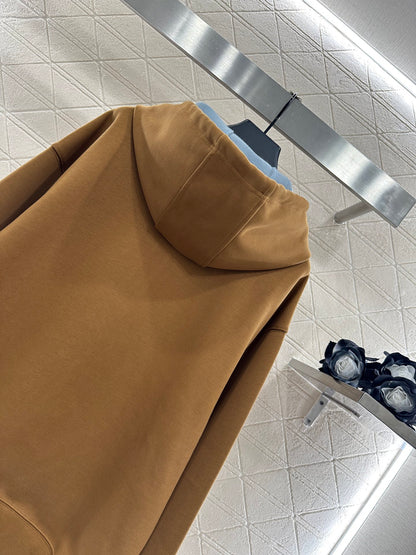 Lo 25 Hooded zipper open top drawstring jacket