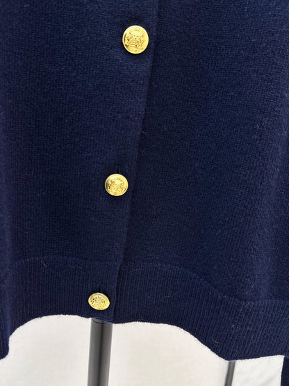 Ce 25 New retro Fel Island patterned cashmere cardigan