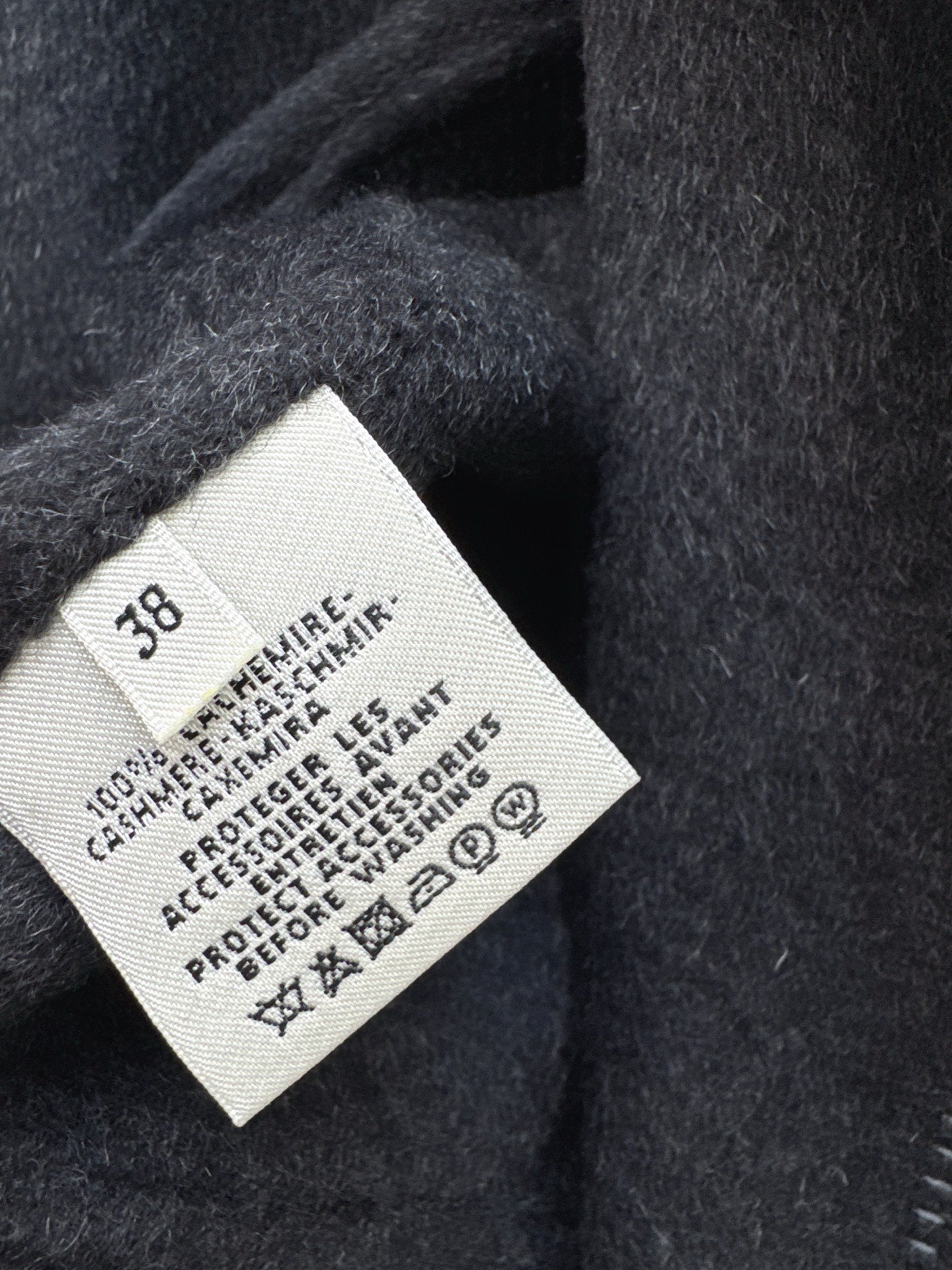 He 25 New handmade double-sided nylon cashmere long coat