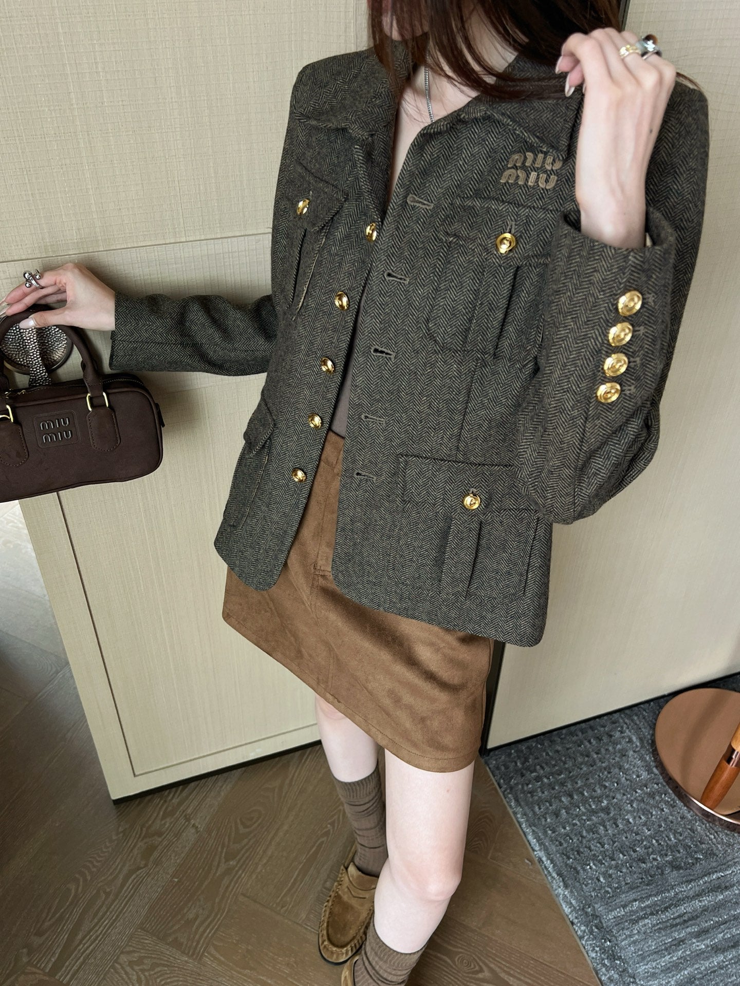 Mi 25 New wool collar jacket