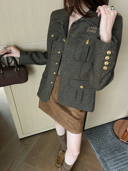 Mi 25 New wool collar jacket