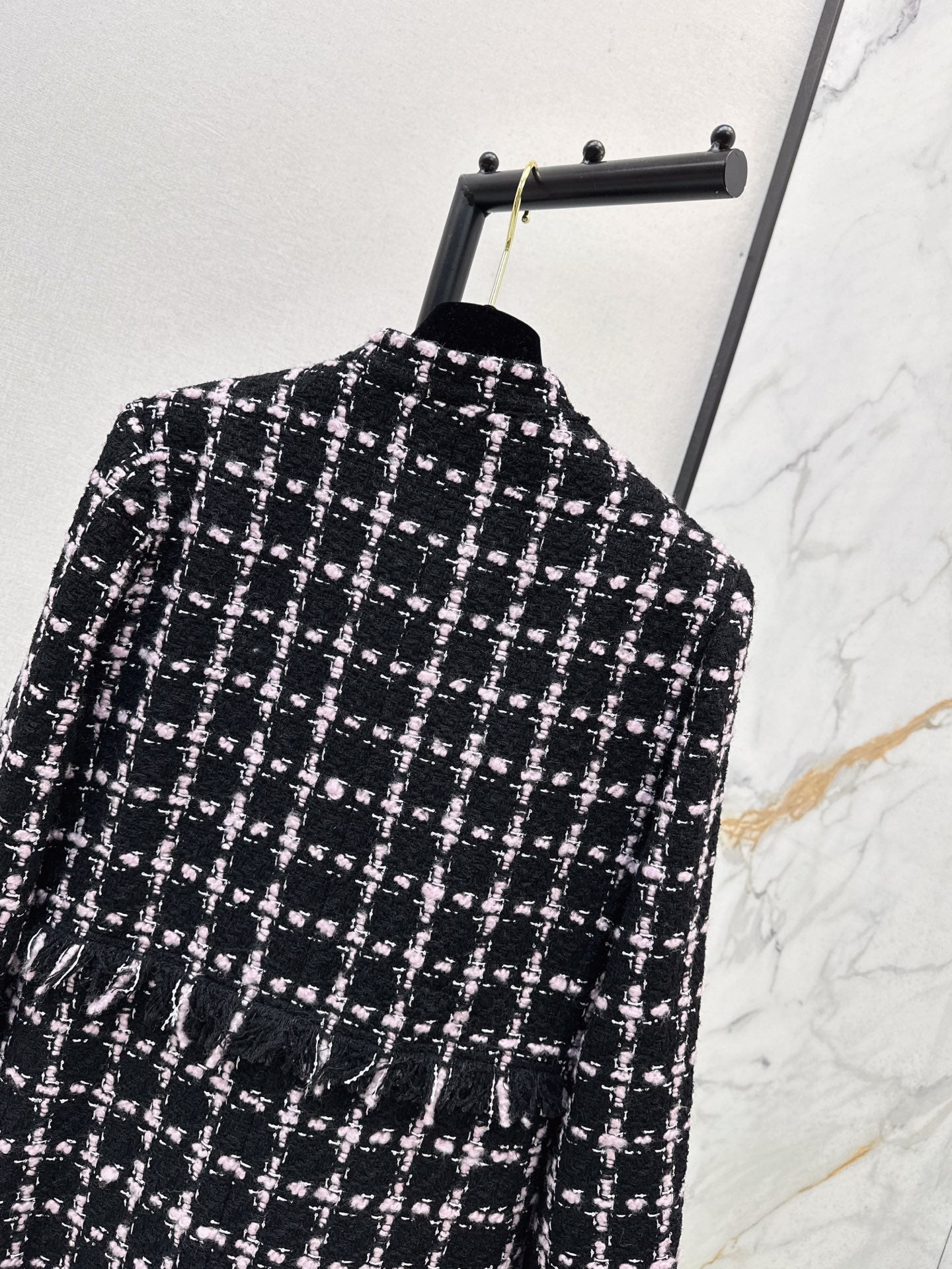 C 25 New Positioning Plaid Woven Long Dress🖤