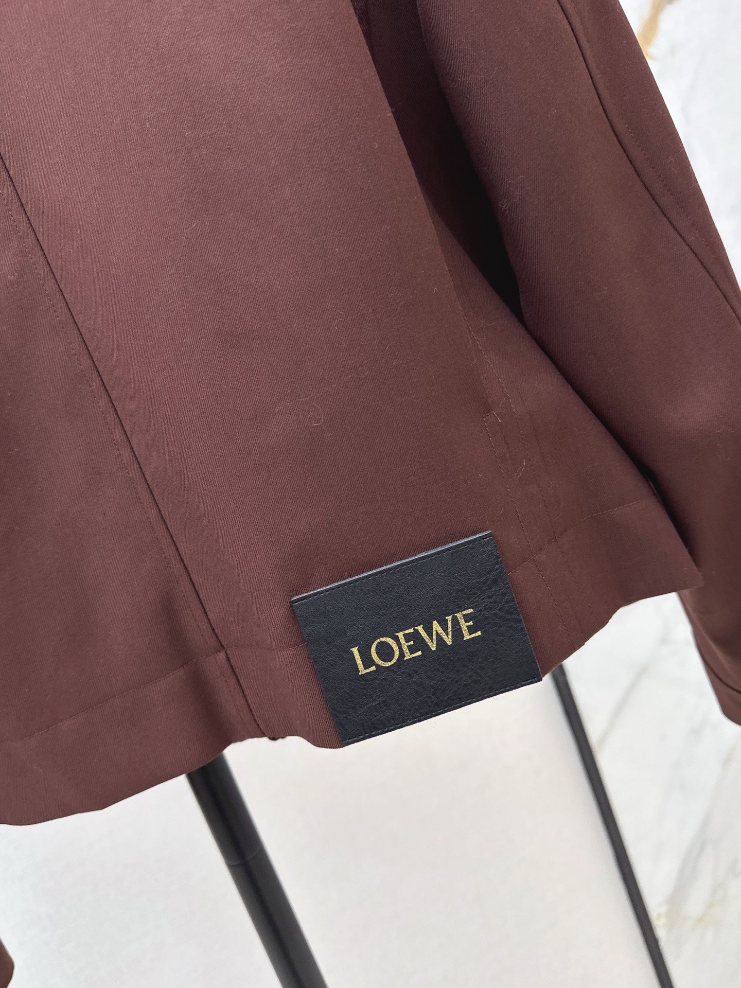 Lo 25 New style lapel short jacket(wine red/BLACK)