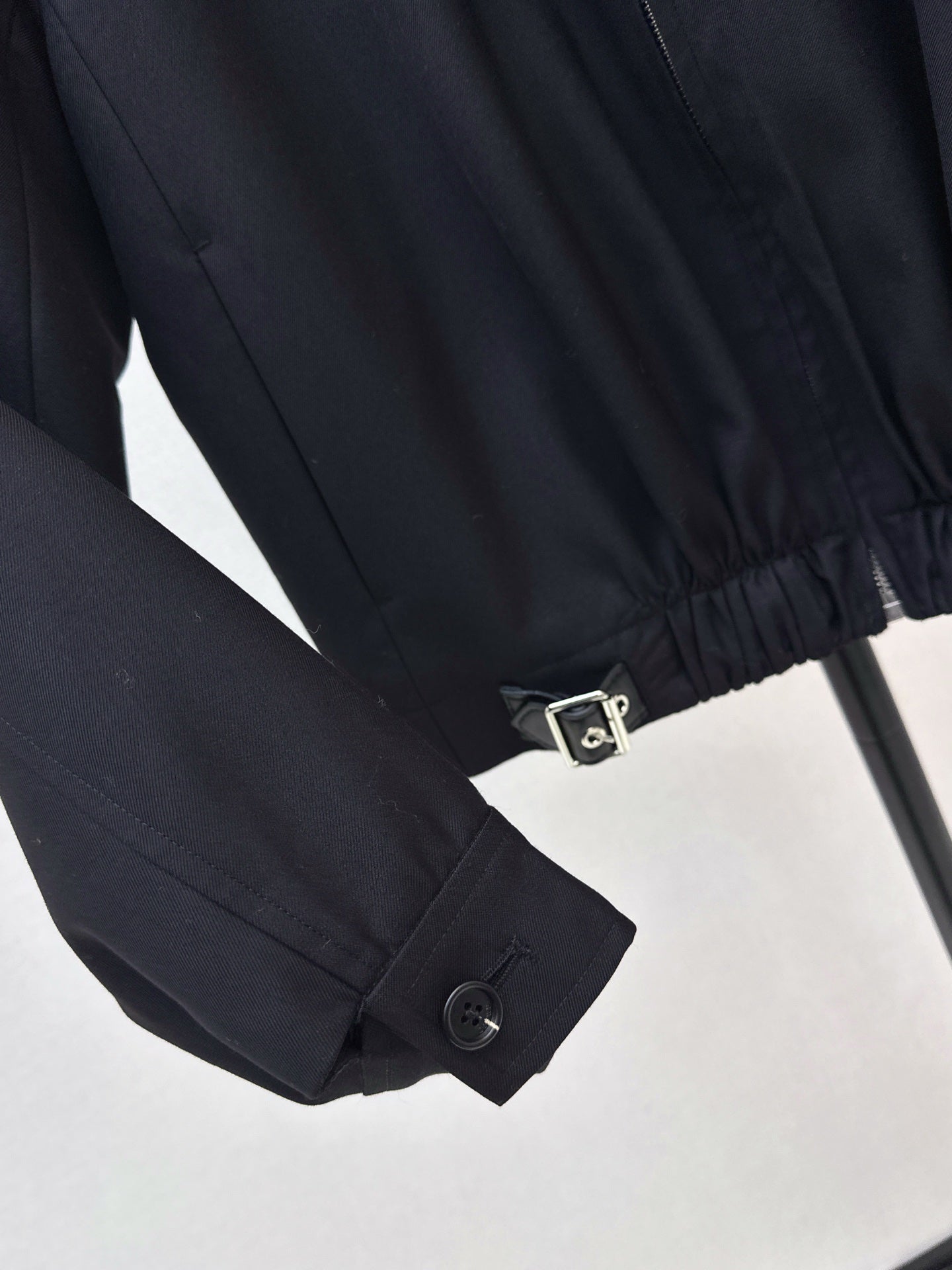 Lo 25 New style lapel short jacket(wine red/BLACK)
