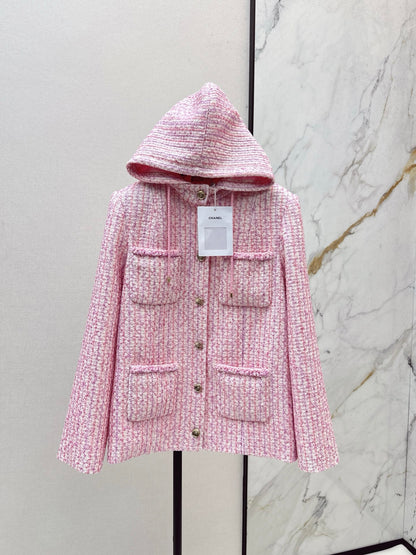 C 25 Sakura Pink Pearl Woven Jacket