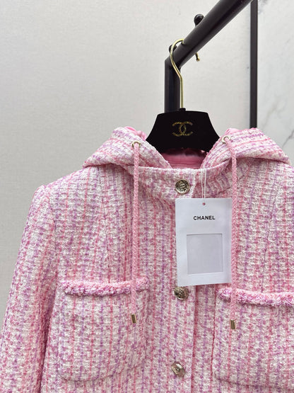 C 25 Sakura Pink Pearl Woven Jacket