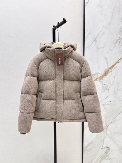 Lor 25 New down jacket with detachable wool hood