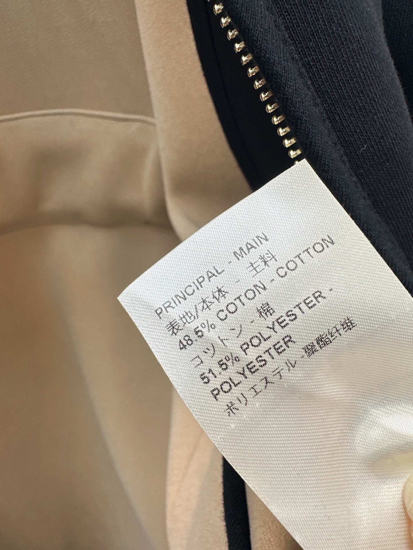 L 25 Pocket floral casual jacket  (KHAKI/BLACK)