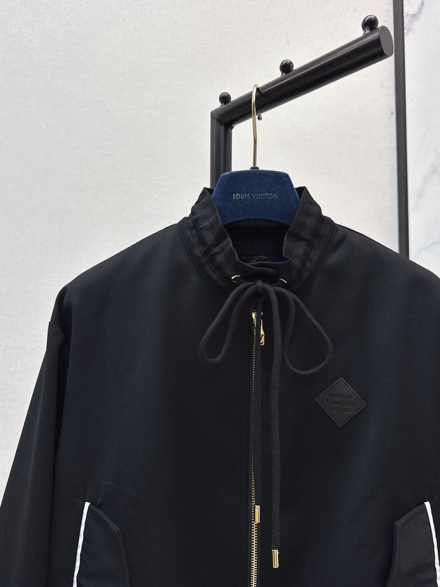 L 25 New drawstring jacket(KHAKI/BLACK)