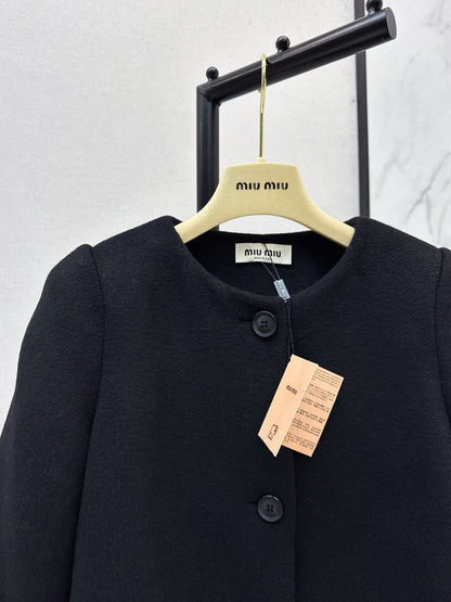 Mi 25 New classic single-breasted wool coat(GRAY/BLACK)
