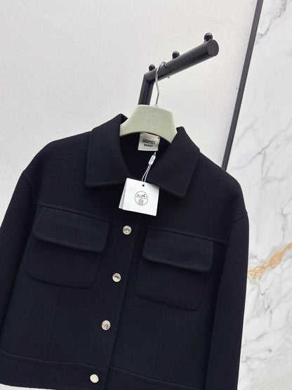 He 25fw New Cashmere Short Jacket