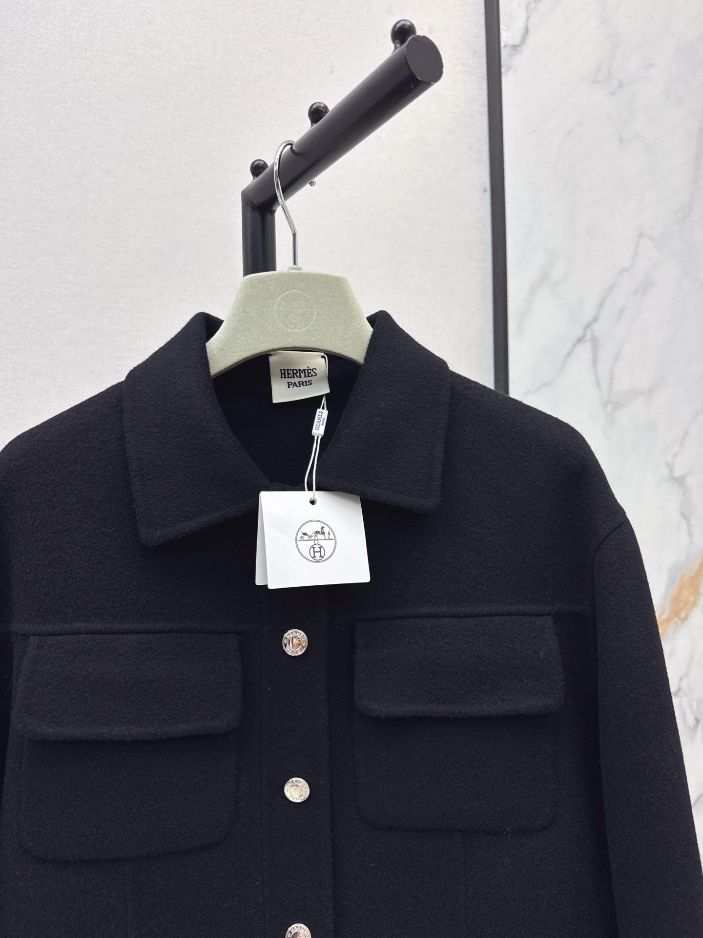 He 25fw New Cashmere Short Jacket