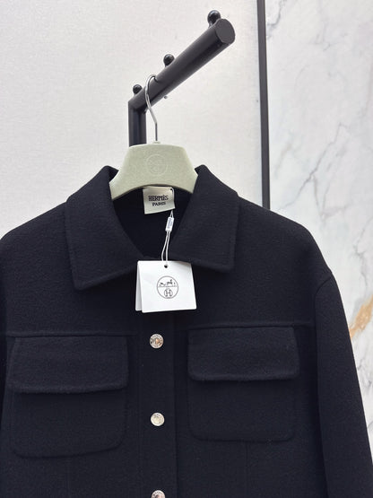 He 25fw New Cashmere Short Jacket