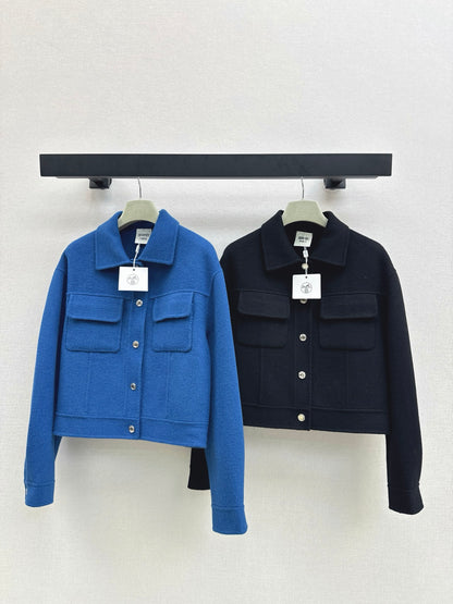 He 25fw New Cashmere Short Jacket