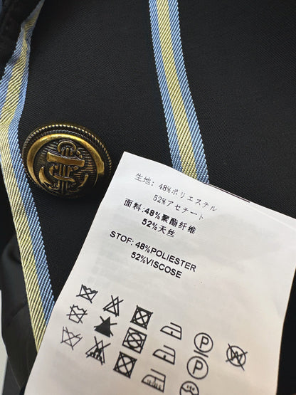 Mi 25 New woven striped suit jacket