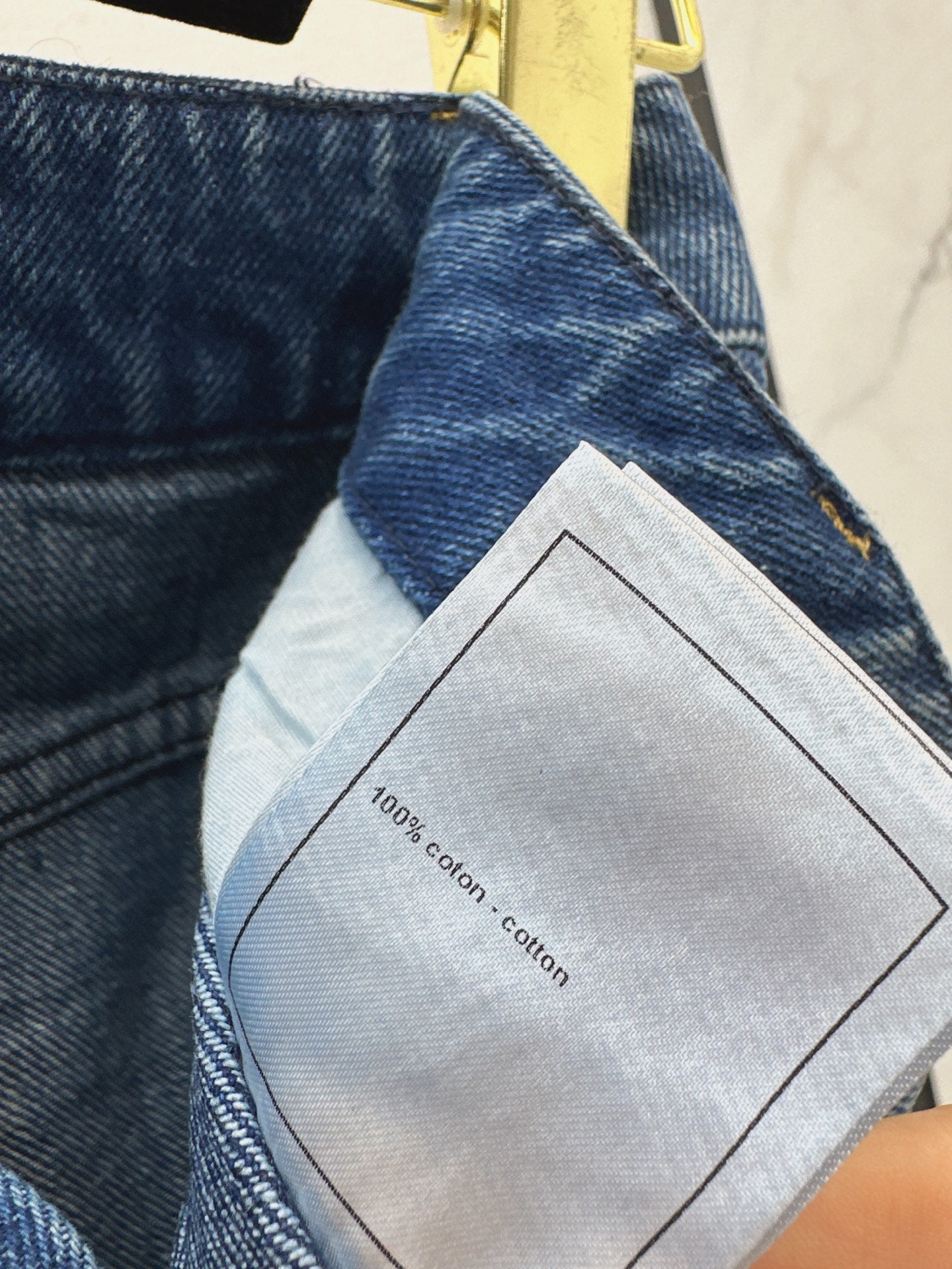 C 25 New Heavy Rhinestone Straight Jeans