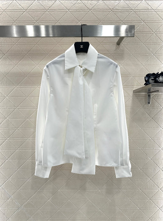 C 25 Ribbon tie shirt