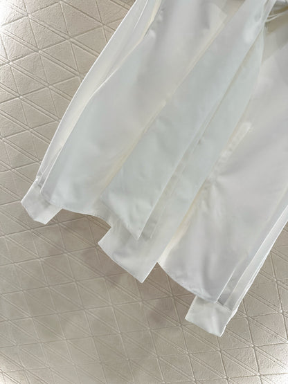 C 25 Ribbon tie shirt