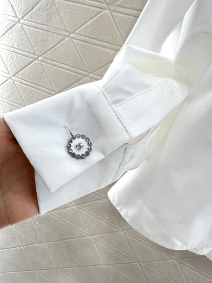 C 25 Ribbon tie shirt
