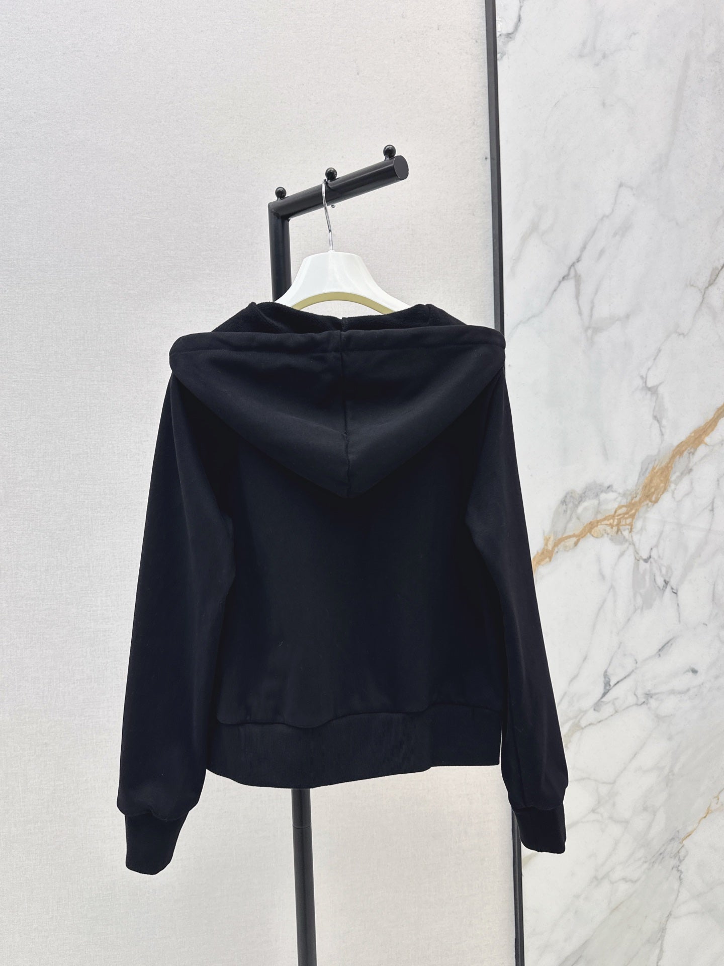 Lo 25 New loose hooded casual jacket (gray/black)