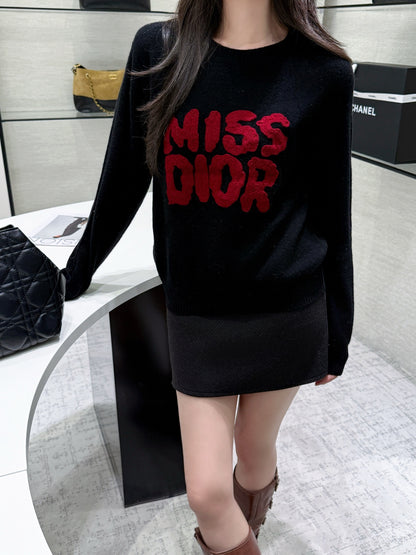 Di 25 New 3D embroidered logo sweater
