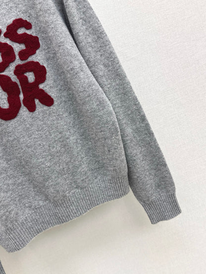 Di 25 New 3D embroidered logo sweater