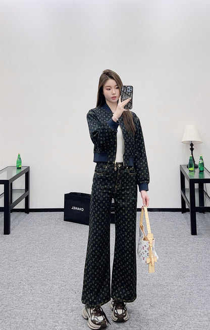 L 25 Denim jacket + trousers set