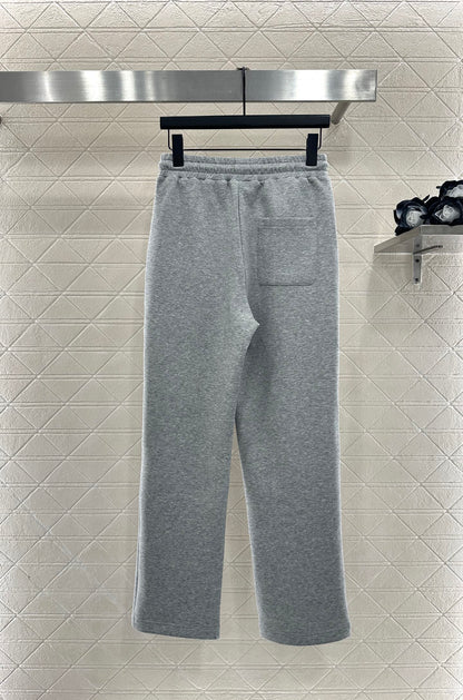 Pr 25 Zipper lapel jacket and trousers set(gray/navy)