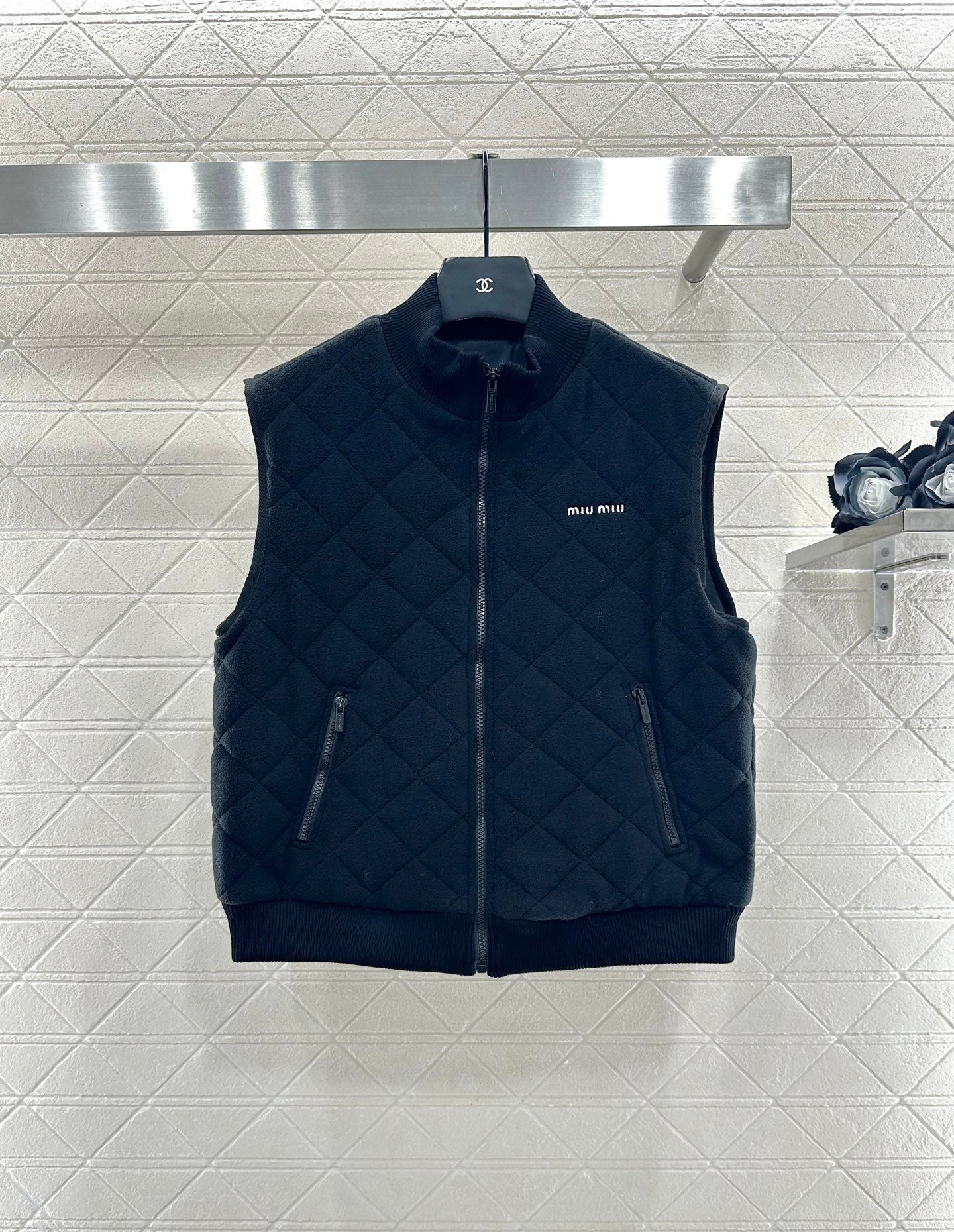 Mi 25 polar fleece stand collar vest