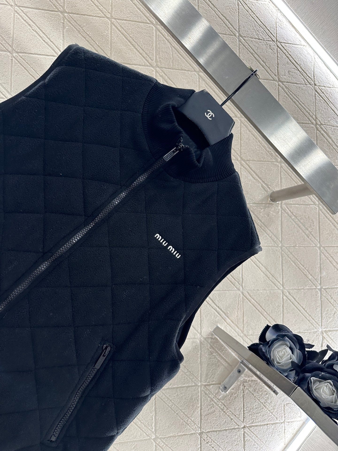 Mi 25 polar fleece stand collar vest