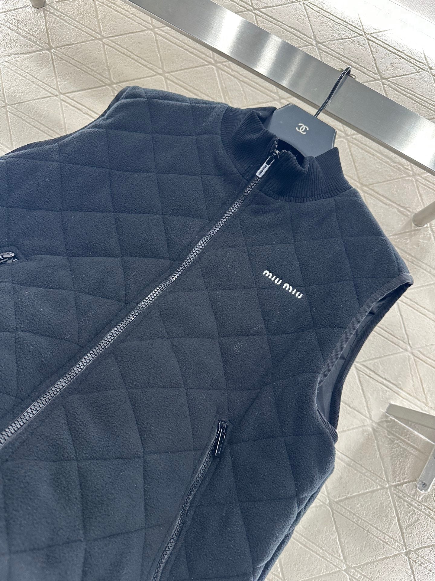 Mi 25 polar fleece stand collar vest