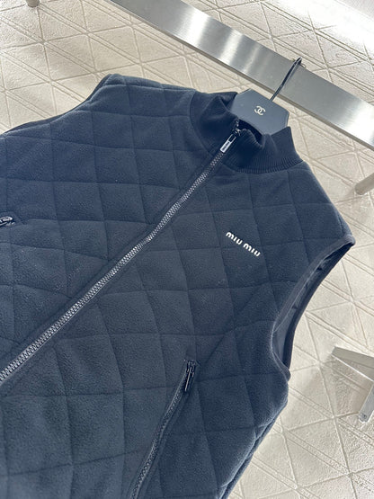 Mi 25 polar fleece stand collar vest