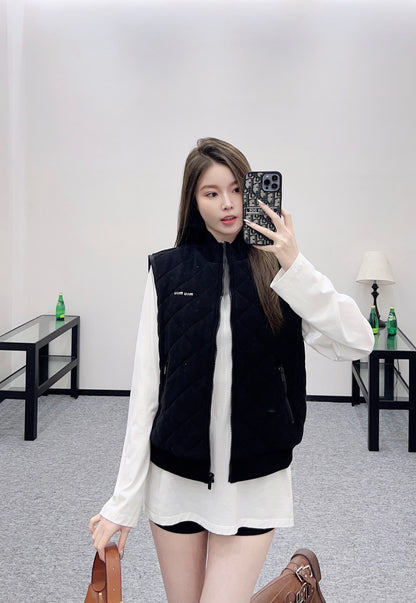 Mi 25 polar fleece stand collar vest