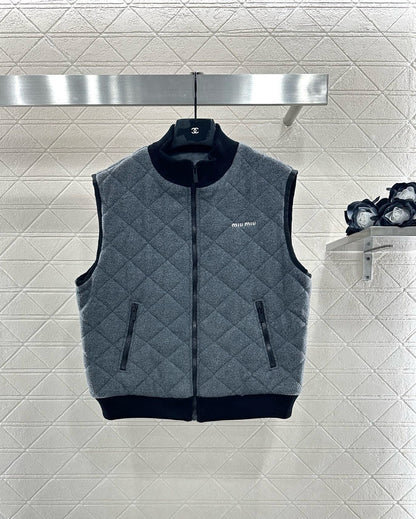 Mi 25 polar fleece stand collar vest