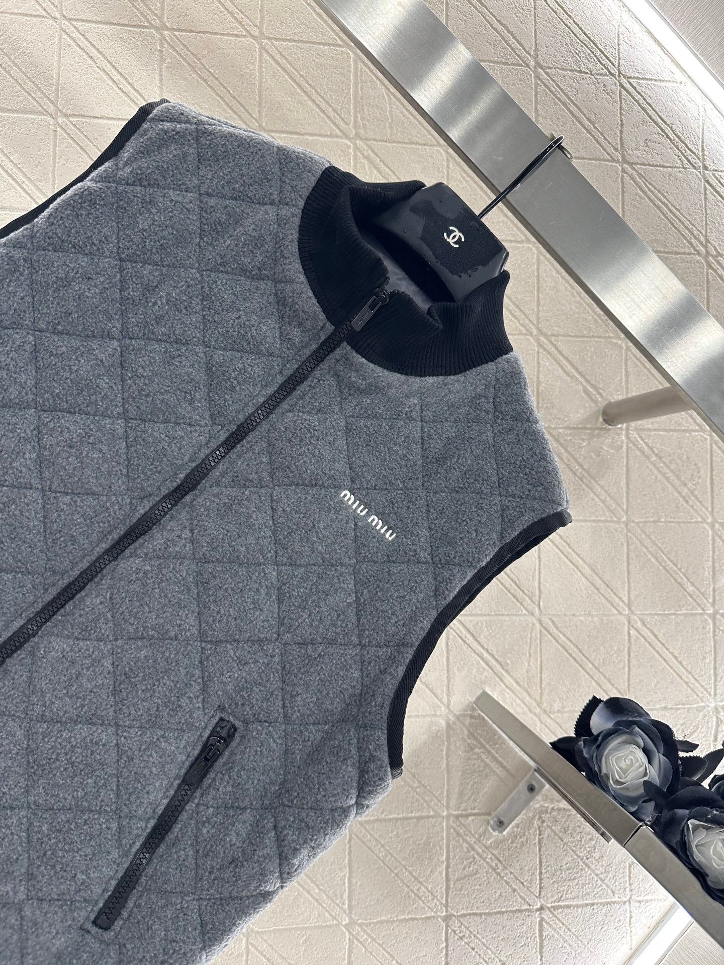 Mi 25 polar fleece stand collar vest