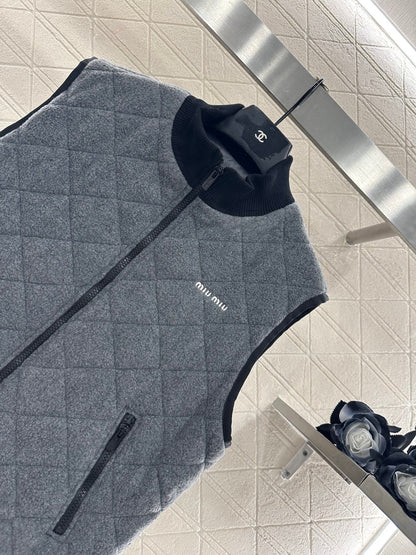 Mi 25 polar fleece stand collar vest