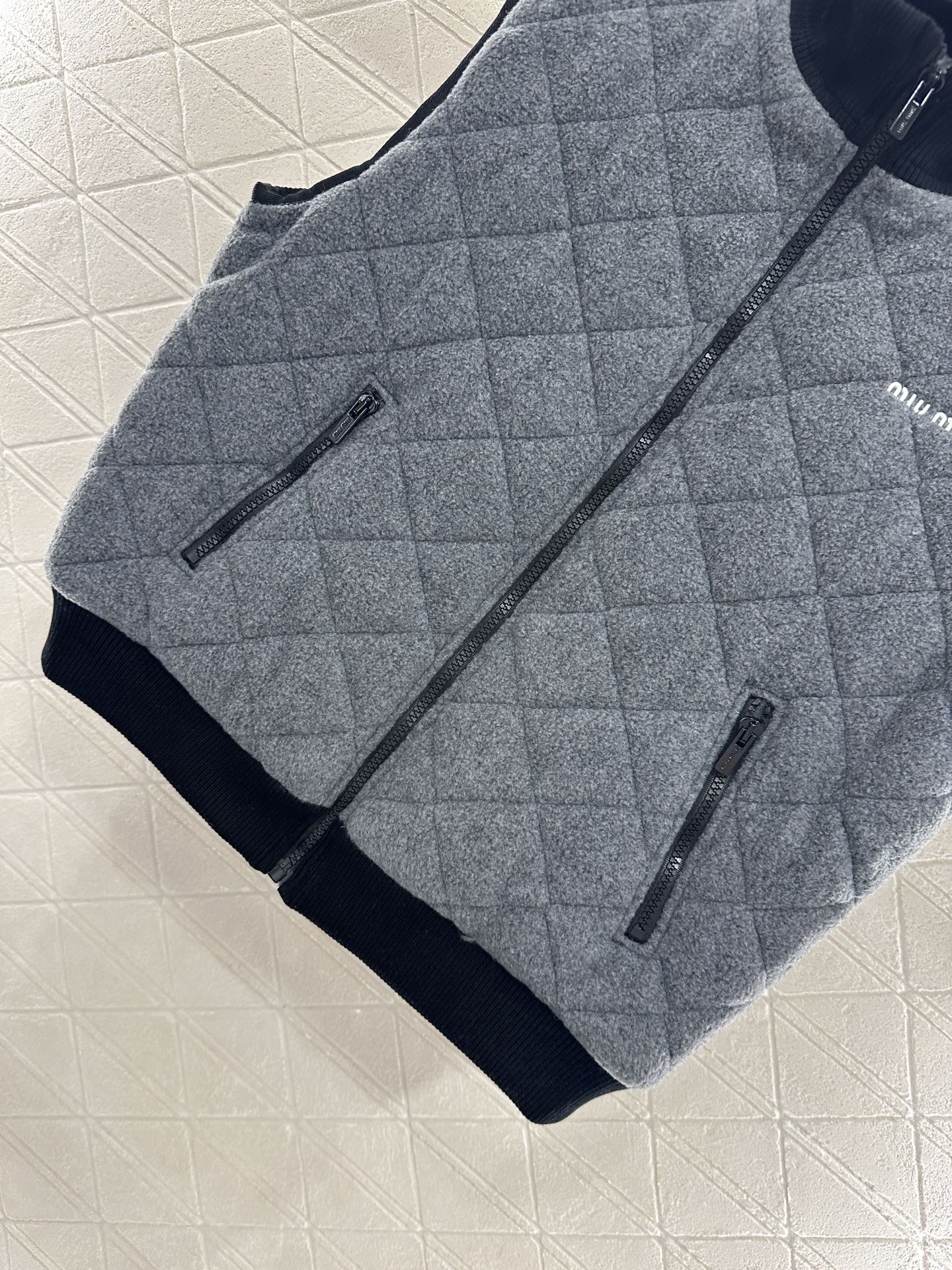 Mi 25 polar fleece stand collar vest