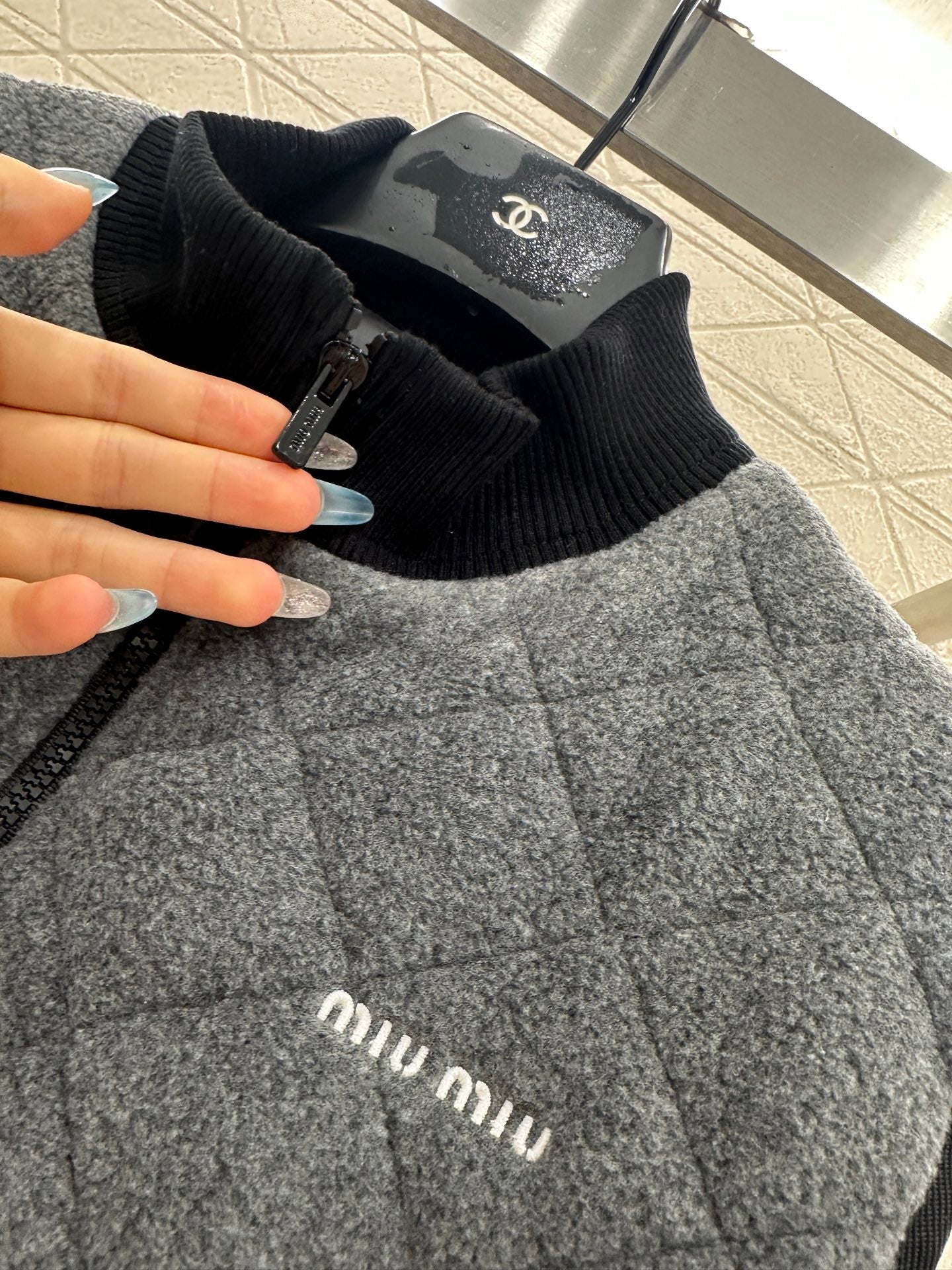 Mi 25 polar fleece stand collar vest