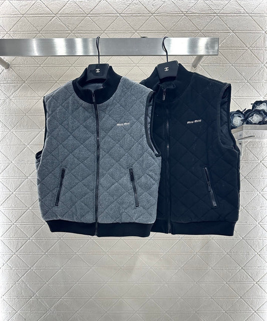 Mi 25 polar fleece stand collar vest