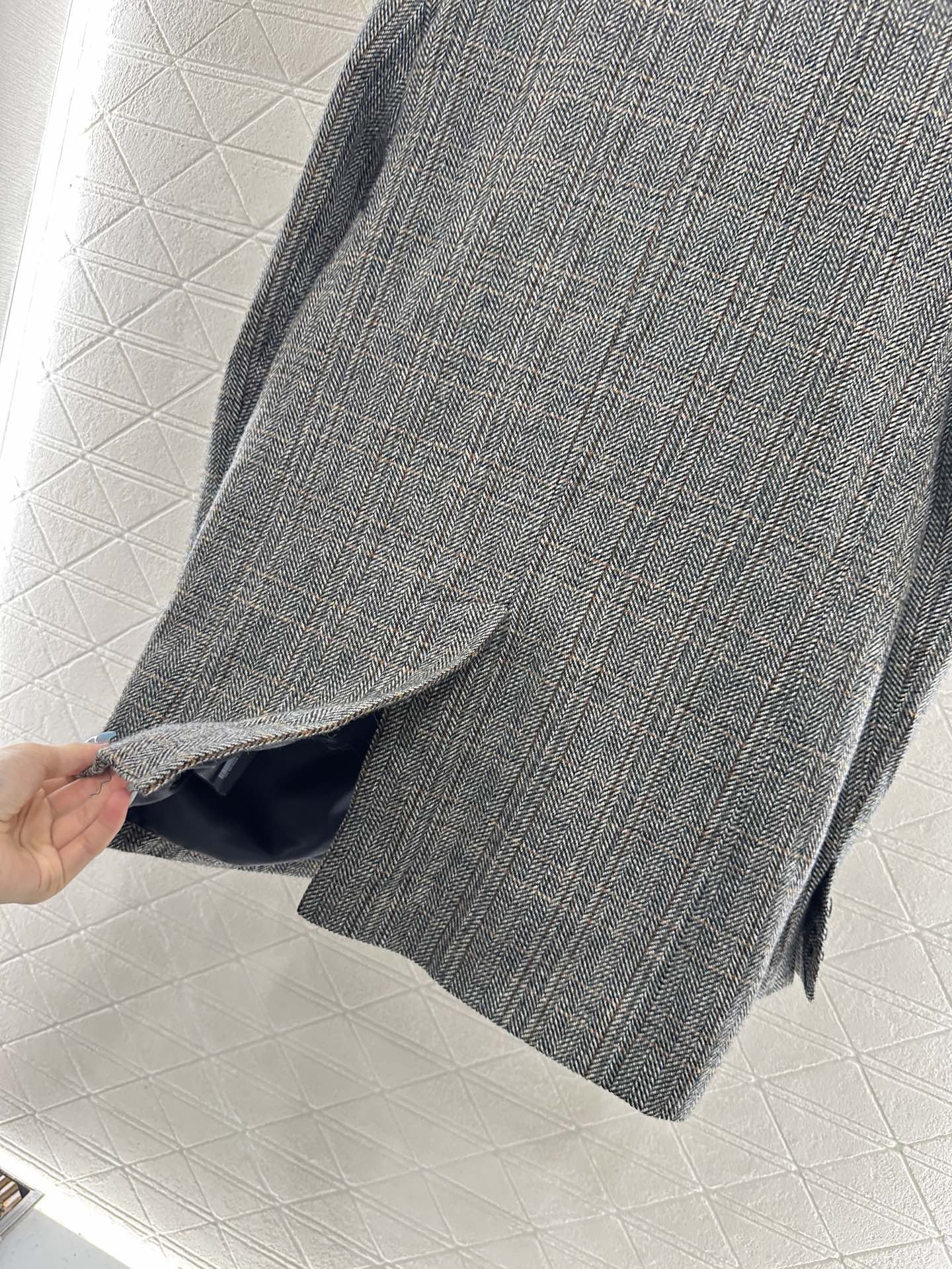 Mi 25 Check worsted wool blazer