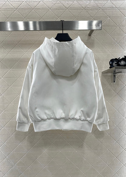 Ce 25 Hooded quilted drawstring jacket