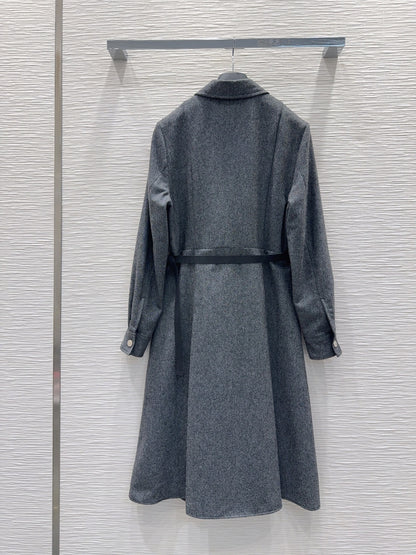 Di 25fw New Multi-Pocket Wool Dress（KAHKI/GRAY）