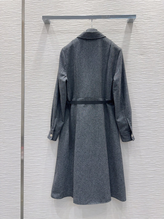 Di 25fw New Multi-Pocket Wool Dress（KAHKI/GRAY）