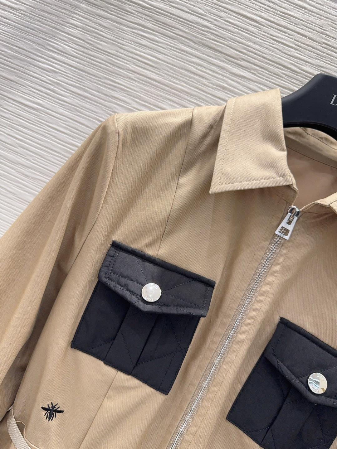 Di 25fw New Multi-Pocket Wool Dress（KAHKI/GRAY）