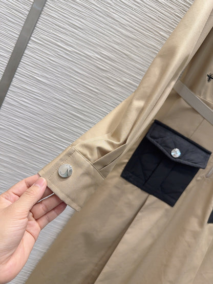 Di 25fw New Multi-Pocket Wool Dress（KAHKI/GRAY）